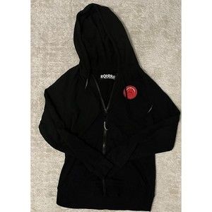 Once We Were Warriors Woo Zip Up Hoodie Men’s Size L Black